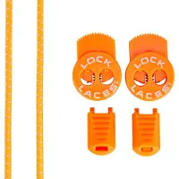 Lock Laces Run Laces, neon orange 2019 Veters & Zolen