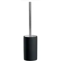 Kleine wolke Pur toiletborstelhouder inclusief borstel 8,5x39 cm, zwart
