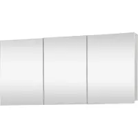 Differnz Brida spiegelkast 50x100x15cm 3 deuren wit