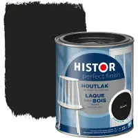 Histor Perfect Finish houtlak RAL 9005 zwart zijdeglans 750 ml