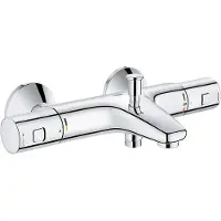 GROHE Thermostatische Badkraan Precision Start - Waterbesparend - Chroom - 15 Cm