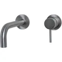 Sento Stainless Beldeaux 2000 RVS inbouw wandkraan