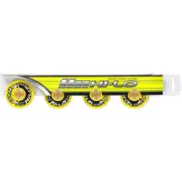 HI-LO Street Roller Hockey Wielen (4 Pack) Geel 59 Mm