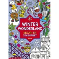 kleurboek Winter Wonderland kleur en tek