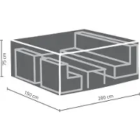Coppens Winza loungeset beschermhoes 200 x 150 x 75 -