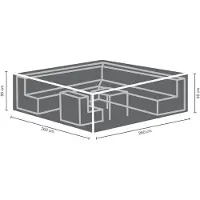 Outdoor Covers Beschermhoes Loungeset 260 cm - 10912 -