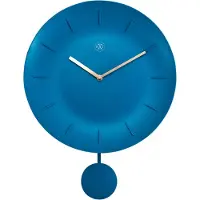 Sans marque nXt Bowl – Wandklok – 30 cm – Plastic – Turquoise – Stil