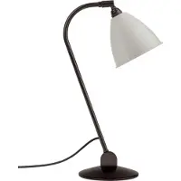 Gubi Bestlite BL2 Tafellamp Black Brass Base | Matt Classic White Shade