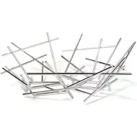 Alessi Blow Up fruitmand ø 33 cm rvs glans