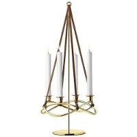 Georg Jensen Season Verlengstuk Voor Kaarshouder Goud - Accessoires voor kaarshouders & kandelaars Leer Gold - 3586517