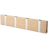 LoCa Knax kledinghanger 40 cm gewassen eiken-grijs