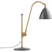 Gubi Bestlite BL1 Tafellamp Brass Base | Grey Shade
