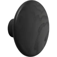 Muuto Dots Haak Hout Ø13 Cm Zwart - Haken en hangers As Black - DOTWO1302