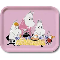 Opto Design Teaparty Moomin dienblad roze