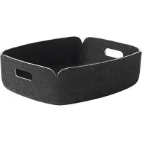 Muuto Restore Dienblad Black Mélange | 40 x 31 CM | 15.5 x 12.5in
