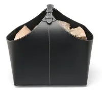 Ørskov Houtmand Zwart/wit - Houtopslag en brandveiligheid Leer Black - 367026-9