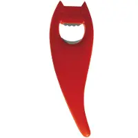 Alessi Diabolix flesopener rood