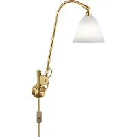 Gubi Bestlite BL6 wandlamp beenderporselein-chroom