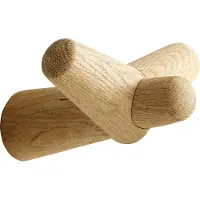 Woud Tail Wing Hook S - Haken en hangers Oak - 150040