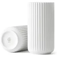 Lyngby Porcelæn Lyngby vaas wit 20 cm.