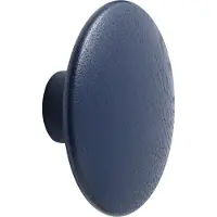 Muuto Dots Wood Coat Hooks Midnight Blue | Ø 13 cm