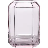 Louise Roe Jewel Medium Vaas 14x20 Cm - Vazen Mondgeblazen Glas Rose - 10505-10-67
