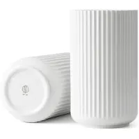 Lyngby Porcelæn Lyngby vaas wit 25 cm.
