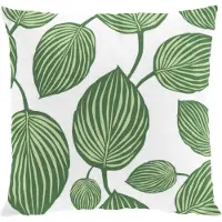 Arvidssons textil Lyckans blad kussenhoes 45x45 cm groen