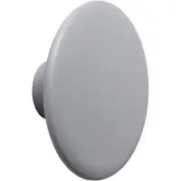 Muuto Dots Wood Coat Hooks Grey | Ø 17 cm