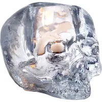 Kosta Boda Skull theelichthouder 8,5 cm helder glas