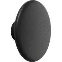 Muuto Dots Wood Coat Hooks Black | Ø 17 cm