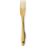 Gense Nobel Gold Visvork 18,8 cm Glanzend verguld