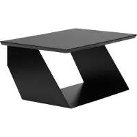 Maze Edgy Plank Zwart - Nachtkastjes Metaal Black - 305001