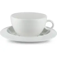 Alessi Twee Kop-met-schotel-Thee-Set-Bone-China.