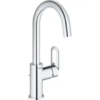 GROHE Bauloop L-Size wastafelkraan met waste chroom