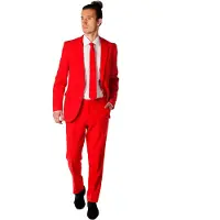 Oppo Merchandise Group B.V. Red Devil Kostuum | Rood | Maat 56