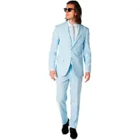 Oppo Merchandise Group B.V. Cool Blue Kostuum | Lichtblauw | Maat 50