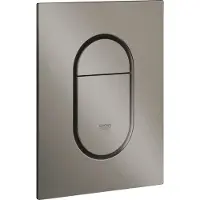 GROHE Bedieningsplaat arena cosmopolitan s wc df 13x17,2 cm hard graphite geborsteld