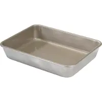 Nordic Ware Naturals aluminium cakevorm met anti-aanbaklaag van 9 x 13 inch, zilver
