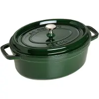 Staub Ovale Cocotte 33 cm - basilicum 6,7 l