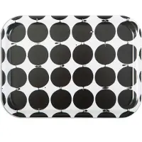 Opto Design Tallyho dienblad 27x20 cm Zwart-wit
