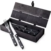 Gense Old Farmer bestek zwart set 4 stuks