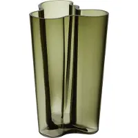 Iittala Alvar Aalto vaas mosgroen 251 mm.