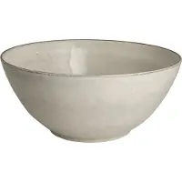 Broste Copenhagen Nordic Sand schaal ø 25 cm aardewerk wit
