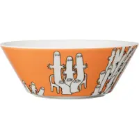 Arabia Moomin Bowl Hattifatteners 15 Cm - Serveerkommen Porselein Orange - 1005315