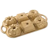 Nordic Ware geo bundtlette bakvorm 0,8 l
