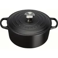 Le Creuset Signature Ronde Braadpan 24 cm Mat Zwart