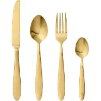 Bloomingville Frea Bestek, Goud, Roestvrij Staal