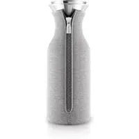 Eva Solo Fridge karaf 1 liter glas lichtgrijs 3-delig