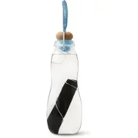 Black+blum Glazen waterfles met filter Eau Good 65 cl - Blauw